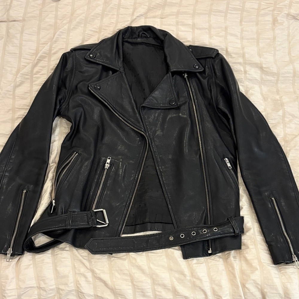 Women's Black Leather Jacket